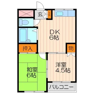 メゾンコスモ【3階】の間取り