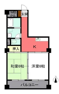 ササキビル【4階】の間取り