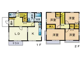 埼玉県さいたま市中央区本町東6【一戸建】の間取り