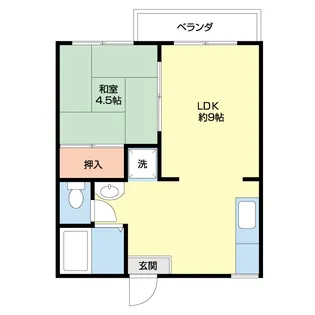 滋賀県彦根市原町【アパート】の間取り