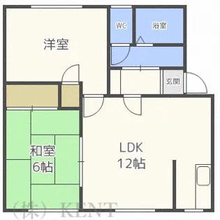 ハイツルミエール【2階】の間取り
