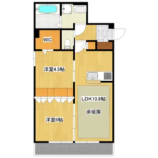 HEBEL MAISON RizPalais~ヘーベルメゾンリパレス~【1階】の間取り