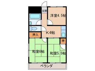 ヴィラ・ノバク【4階】の間取り