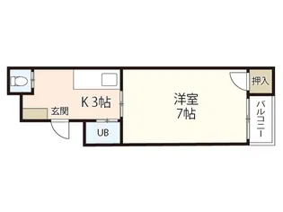 柏原ビル【4階】の間取り