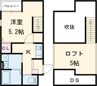 MAHORA MAISON久留米大学駅前1【2階】の間取り