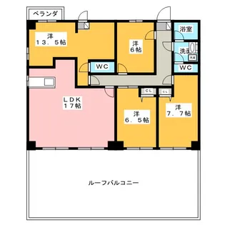 シーサー笹塚【3階】の間取り