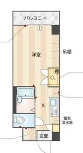 ドミトリー白根【4階】の間取り