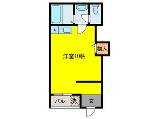 森山ハイツ【1階】の間取り