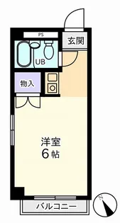 エンジェルパレス若葉町【2階】の間取り