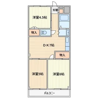東京都練馬区大泉学園町8【マンション】の間取り