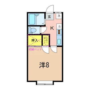 第1みどり【2階】の間取り