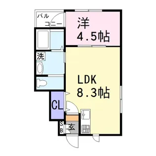 ブランテラス尾上町【1階】の間取り