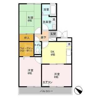 埼玉県さいたま市西区大字宝来【アパート】の間取り