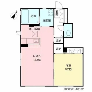 ショコラ・PAL【1階】の間取り