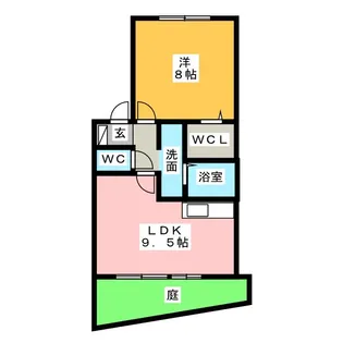 ラグラス【2階】の間取り