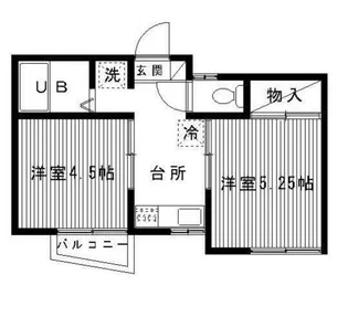 リバーパーク【2階】の間取り