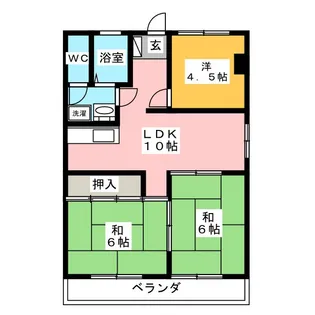ライフメゾン神谷【5階】の間取り