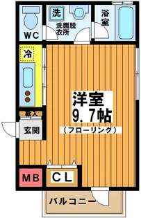 TERZO CASA(テレッツオカーサ)【3階】の間取り