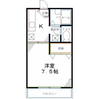 マリオハイツ【1階】の間取り