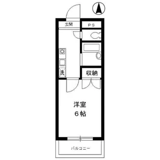 グローイングシティー大和田【4階】の間取り
