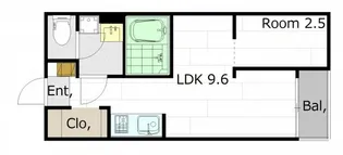 M Terrace江波二本松【2階】の間取り