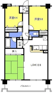 フォーリスト・フジカ【1階】の間取り