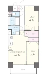 ファーストヴァンヴェール【6階】の間取り