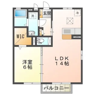 リビングタウン四日市芝田【1階】の間取り