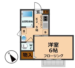 東京都杉並区高井戸東1【アパート】の間取り