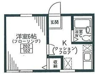 東京都北区神谷2【アパート】の間取り