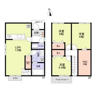 東京都三鷹市井の頭3【一戸建】の間取り