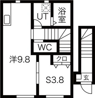 ル・メイユール尼沼A棟【2階】の間取り