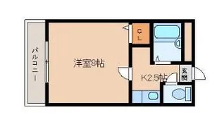 福岡県福岡市南区横手2【アパート】の間取り