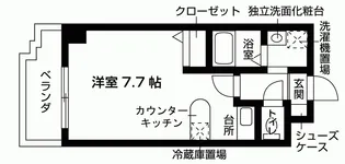 アドニー新田辺【5階】の間取り