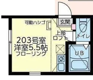 ユナイト星川フレンチクルーラー【2階】の間取り