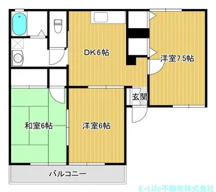 セレニータ・オット【2階】の間取り