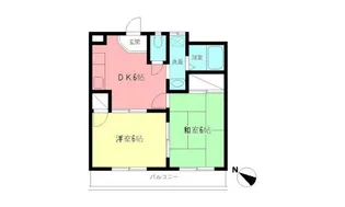 ビューテラス・タカハシ【1階】の間取り