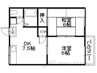 イトウハイツ【2階】の間取り
