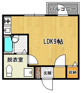 マンション紅花【3階】の間取り