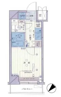 ルーブル東蒲田【7階】の間取り