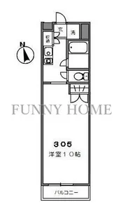 K&M広尾【3階】の間取り