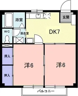 キャッスルライフ【1階】の間取り