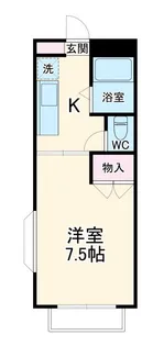 クレアール野比【2階】の間取り