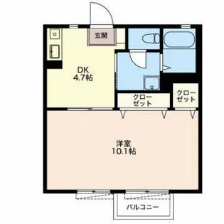 サンジェルマン B【2階】の間取り