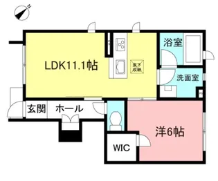 パーシモンハウス辻【1階】の間取り