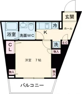 アイディ品川25【6階】の間取り
