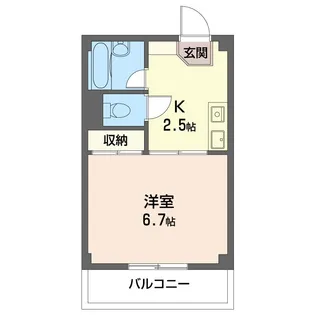 ハウスミタ A【1階】の間取り