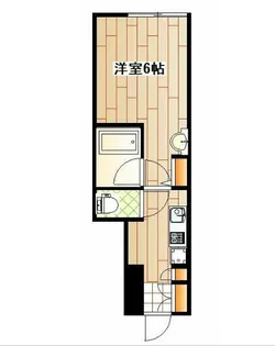 クレドメゾン山王【1階】の間取り