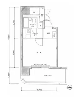 パシフィック香栄【5階】の間取り