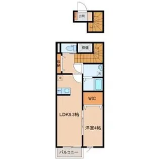 シャンテ南仙台【2階】の間取り